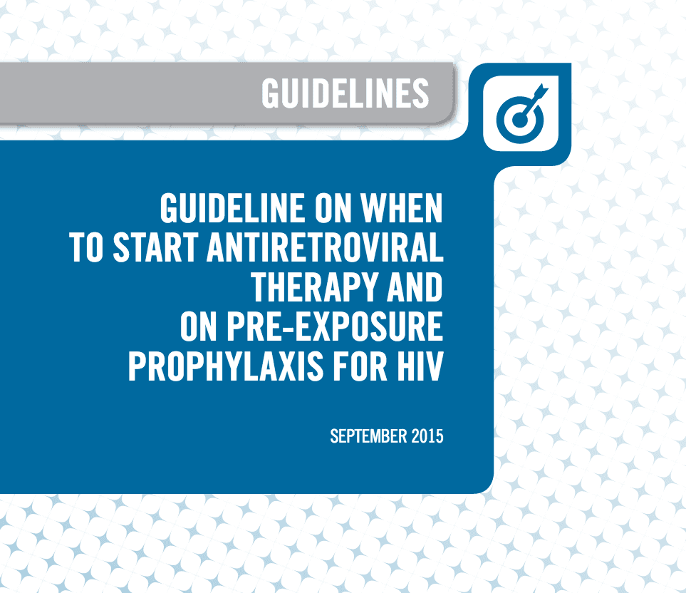 WHO Launches New HIV Treatment and Prevention Guidelines